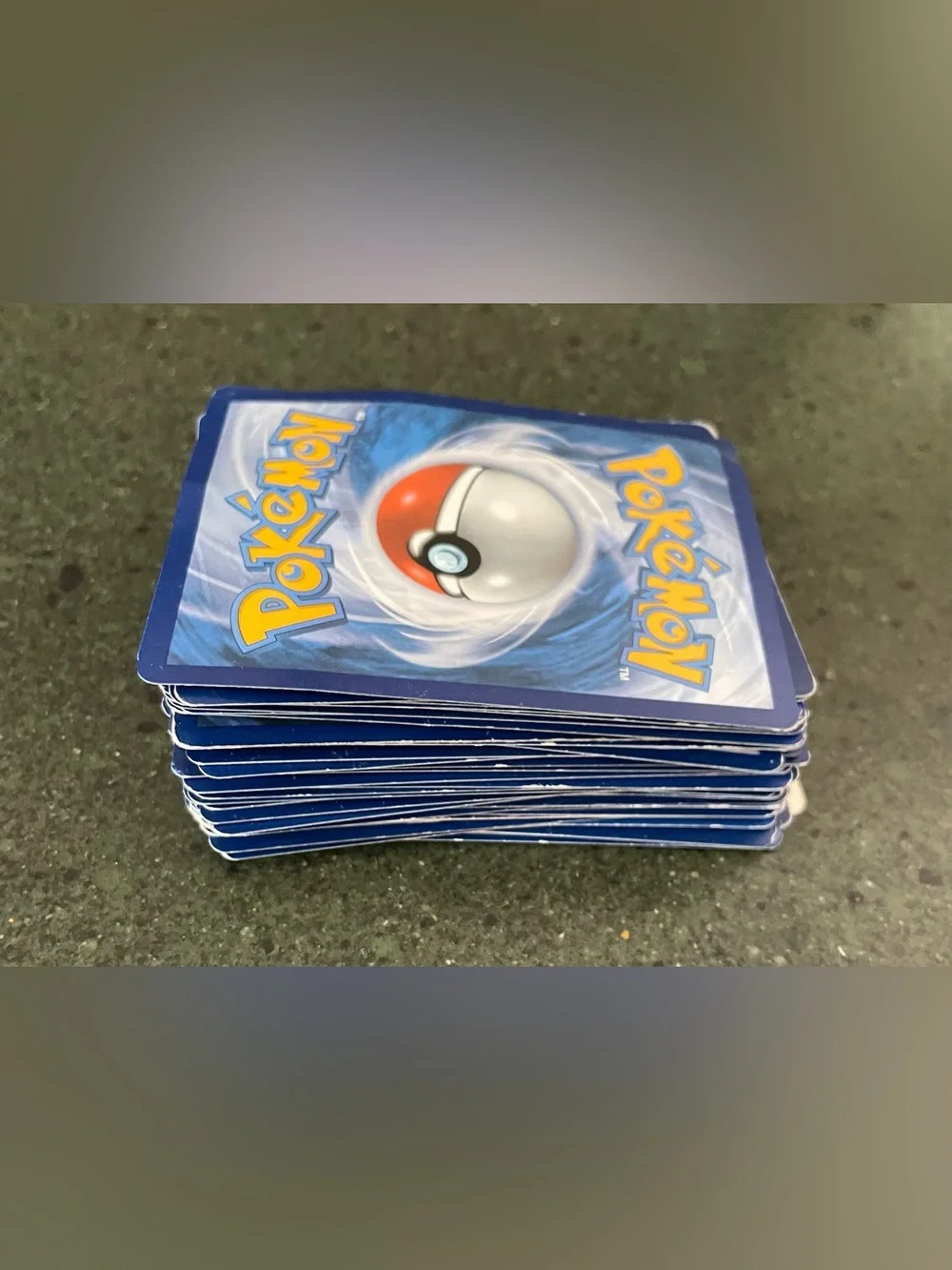Pokemon Trading Cards Assortment - Purple, Yellow, Green, Blue- Lot of 67 cards